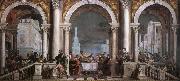 Paolo Veronese The guest time in the house of Levi Spain oil painting artist